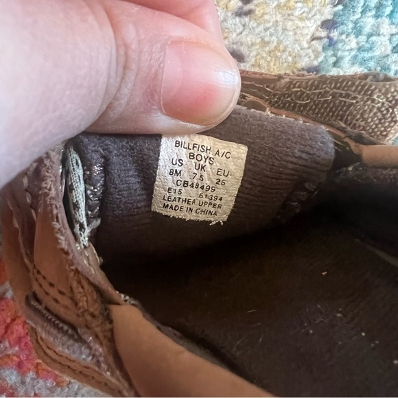 Sperry Lanyard Boat Shoe - Kids' size 8 - Picture 5 of 5